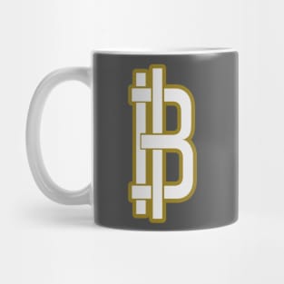 Billionaire White Gold Monogram Mug